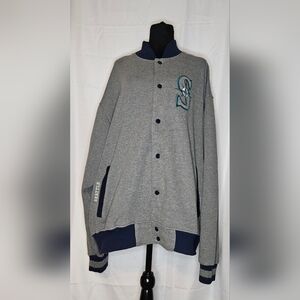 Vintage Mens XL Genuine Merchandise Mariners button up sweater jacket